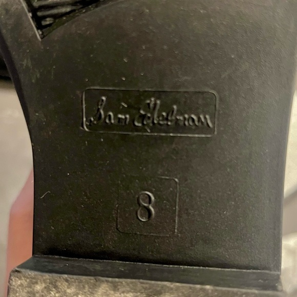 Sam Edelman Tinsley Rain Boots, Black Matte, Womens 8 - Picture 4 of 4